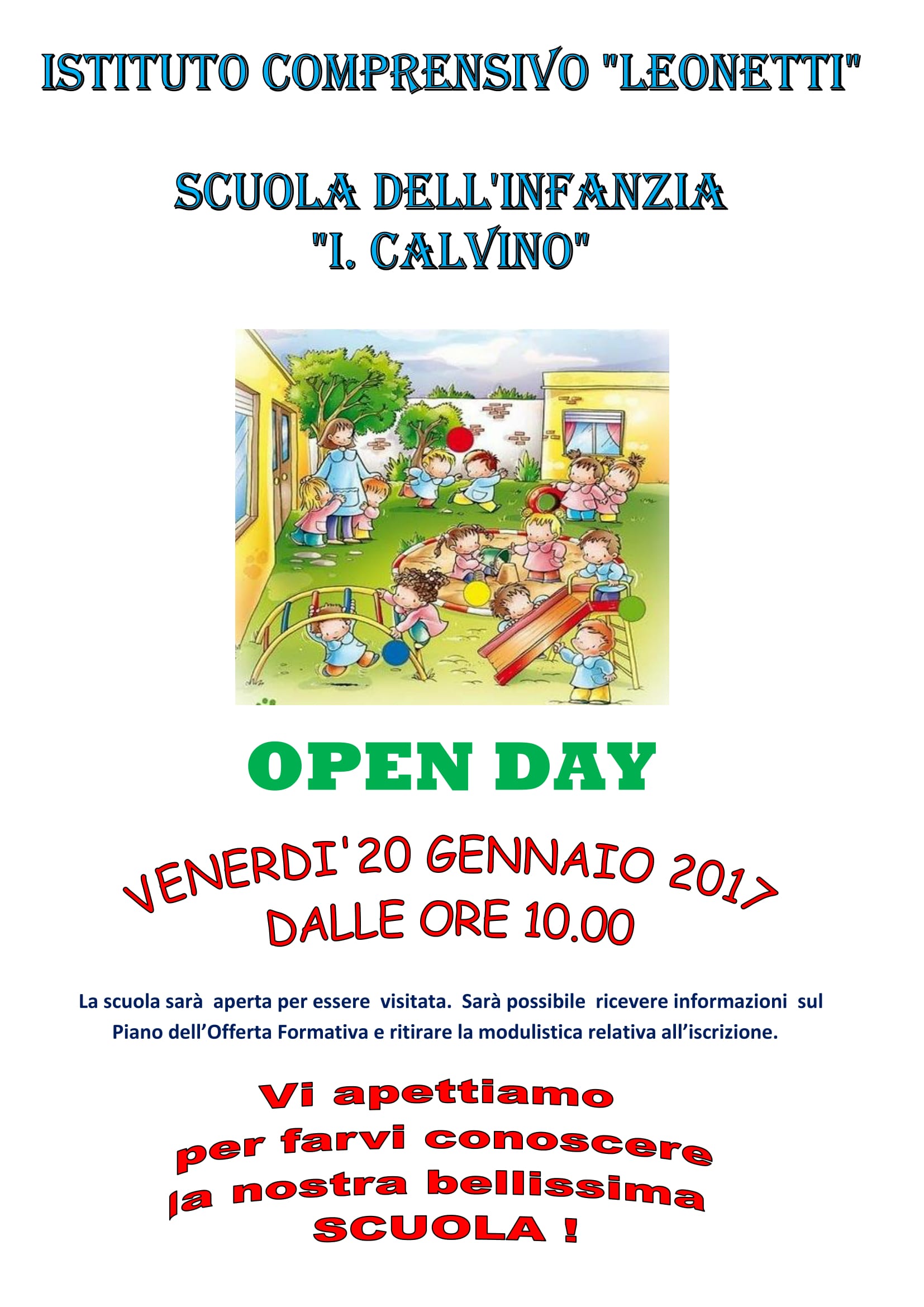 open day infanzia