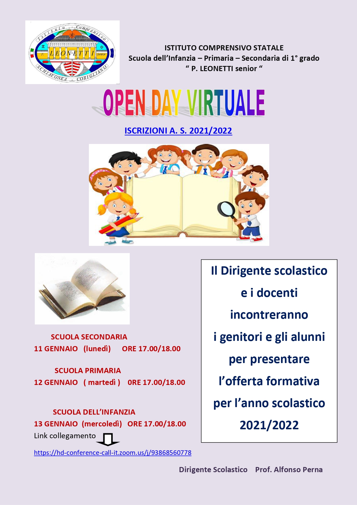 OPEN DAY VIRTUALE 1INFANZIA PRIMARIA SECONDARIA page 0001